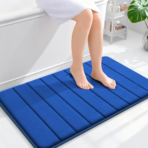 OLANLY Memory Foam Bath Mat 36x24, Super Soft and Absorbent Bathroom Rugs