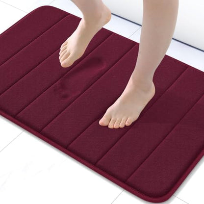 Buganda Memory Foam Bath Mat 31.5 x 20, Ultra Soft Absorbent Bathroom Rugs