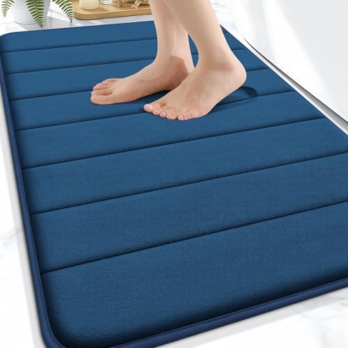 OLANLY Memory Foam Bath Mat 32x20, Super Soft and Absorbent Bathroom Rugs