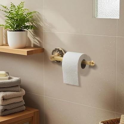 2 Pcs Antique Toilet Paper Holder Hand Towel Ring, Round