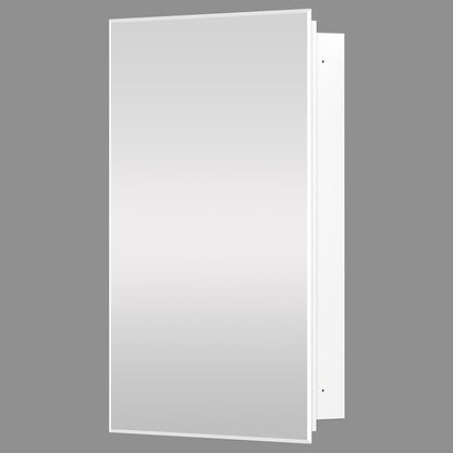 22"x30" Medicine Cabinet,HD Bathroom Mirror Cabinet with Beveled Mirror,Removeable Shelves, Recessed and Surface Mount,Frameless Bathroom Mirror with Storage