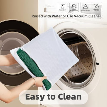 TYUU Bathroom Runner Rugs, Long Bath Mat Runner Washable Thin Quick Dry Low Pile Bathroom Runner Rugs Non Slip, Dark Green 24"x70"