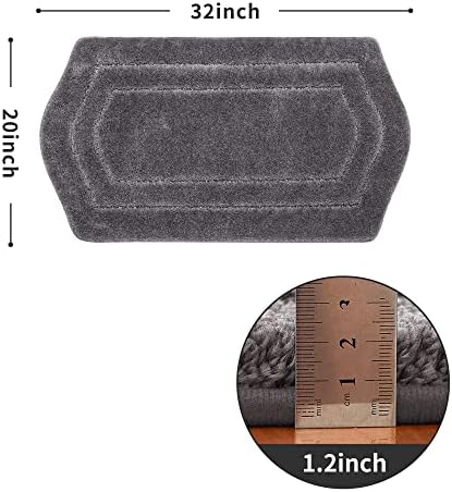 COSY HOMEER Non-Slip Bath Mat Extra Thick Absorbent Plush Washable