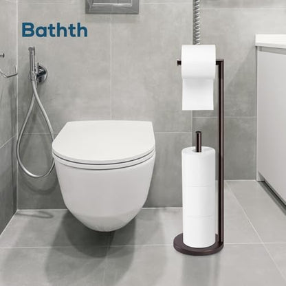 Toilet Paper Holder Stand, Bronze Toilet Paper Holder Free Standing