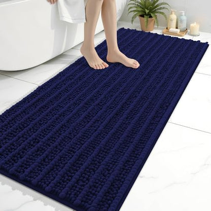 Arotive Bathroom Rugs Mat 60x24, Soft Absorbent Chenille Shaggy Bath Mat