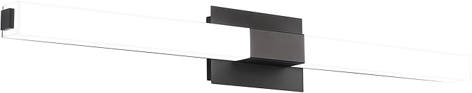 Black Modern Bathroom Light Fixtures Over Mirror 39.4 inch LED Vanity Lights Bar for Bath (S16001-1000mm)