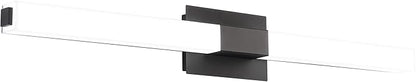 Black Modern Bathroom Light Fixtures Over Mirror 39.4 inch LED Vanity Lights Bar for Bath (S16001-1000mm)