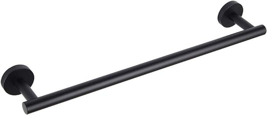 GERZWY Bathroom Towel Bar 18" Stainless Steel Towel Bar Matte Black Contemporary Style Wall Mount for Bath Kitchen AG1101C45-BK