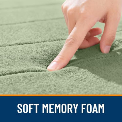 OLANLY Memory Foam Large Bath Mat 44x32, Super Soft Absorbent Bathroom Rugs