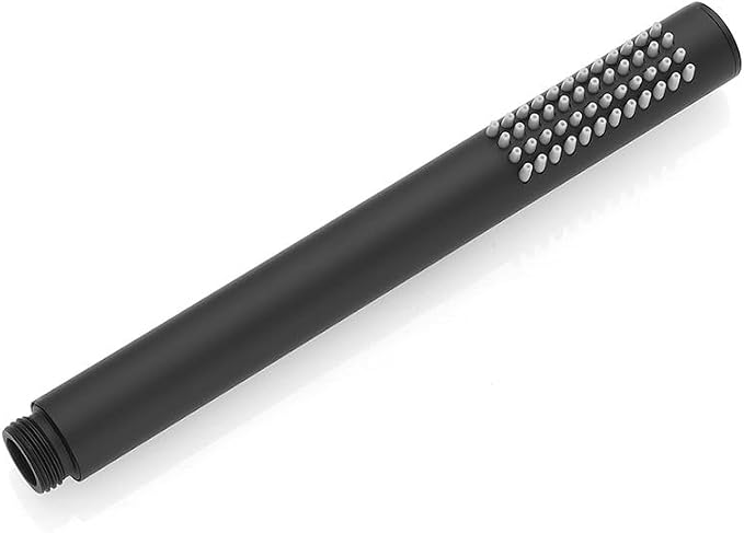 Hand Shower Round Wand Handheld Shower Spray High Pressure Single Function Luxury Hand Showerhead Matte Black