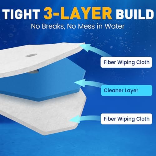 150 Pack Toilet Brush Refills, Disposable Toilet Cleaning Pads