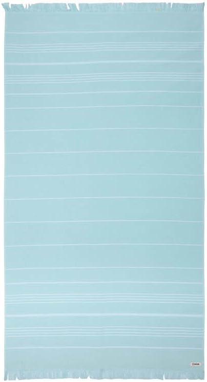 Sand Cloud Turkish Premium Bath Towels for Bathroom - Large, Set of 4 | 100% Certified Organic Turkish Cotton Yarn - Lightweight, Soft & Absorbent - Dry Faster & Cleaner - Classic Seaglass