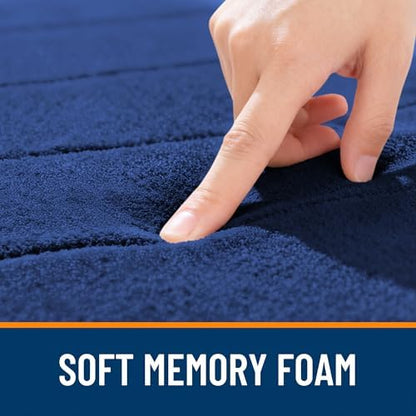 OLANLY Memory Foam Large Bath Mat 59x34, Super Soft Absorbent Bathroom Rugs