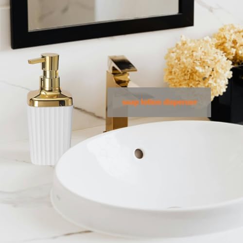 9 PCS White Bathroom Accessories Set with Trash Can Bathroom Accessory