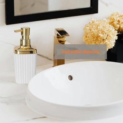 9 PCS White Bathroom Accessories Set with Trash Can Bathroom Accessory