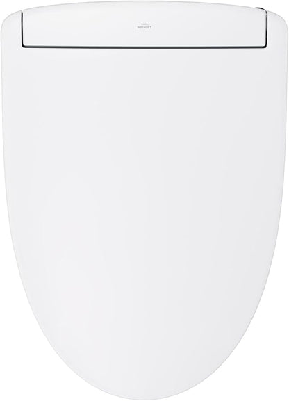 TOTO WASHLET S5 Electronic Bidet Toilet Seat with Instantaneous Water Heating, PREMIST and EWATER+ Wand Cleaning, Elongated, Cotton White - SW3446#01