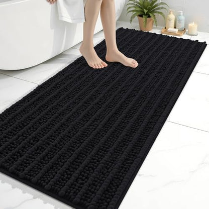 Arotive Bathroom Rugs Mat 54x24, Soft Absorbent Chenille Shaggy Bath Mat