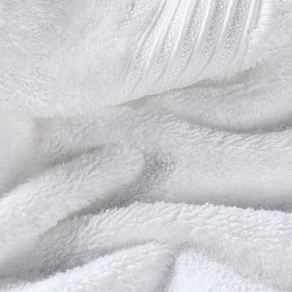 Superior Egyptian Cotton 8-Piece Towel Set, Assorted Towels for Home Bathroom, Guest Bath Decor Essentials, Includes 2 Bath, 4 Hand, 2 Face Towels/Washcloths, Quick Dry, Absorbent, White