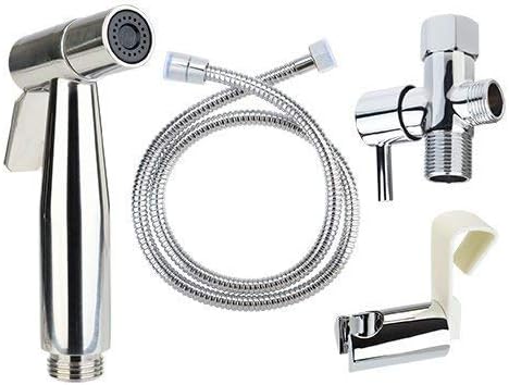 Brondell CSL-40 CleanSpa Luxury Hand Held Bidet Shattaf Sprayer, Silver