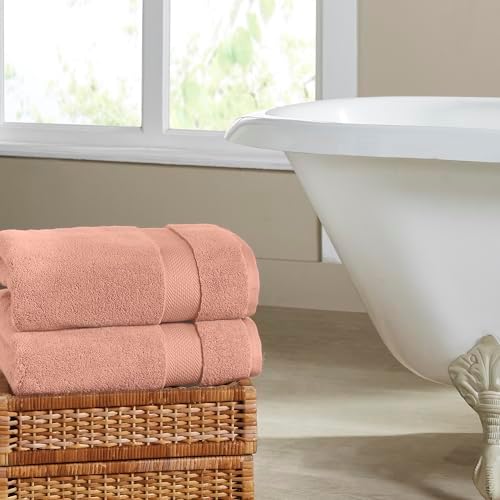 Modern Threads Luxury 6-Piece Quick-Dry Towel Set – Plush & Ultra-Absorbent for Spa-Like Experience, Clay