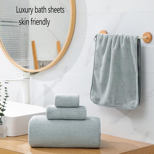YTYC 39x78 Bath Sheets,Towels for Bathroom,Grey,2-Pieces