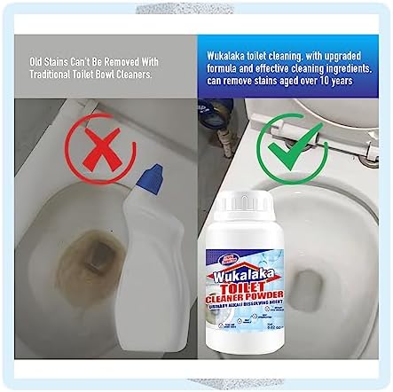 Toilet Bowl Cleaners, Deep Cleans Bottom Pipe Stains, 1 Pack