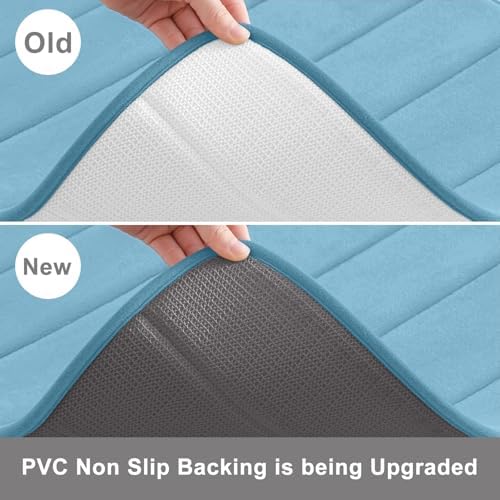 Buganda Memory Foam Bath Mat 47 x 20, Ultra Soft Absorbent Bathroom Rugs