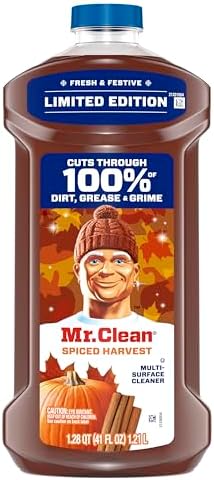Mr. Clean All Purpose Cleaner, Cleaning Liquid, Spiced Harvest, 41oz