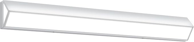 40-Inch LED Modern Bathroom Vanity Light Fixtures, Chrome Modern Acrylic Bathroom Wall Lighting Fixtures Over Mirror (Cool White 6000K)
