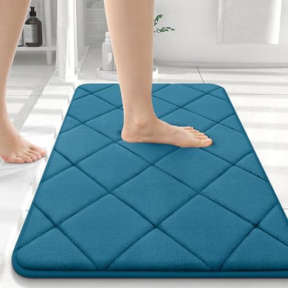 OLANLY Memory Foam Bath Mat 36x24, Ultra Soft and Absorbent Bathroom Rugs