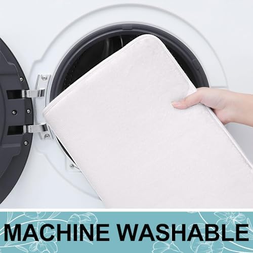Smiry Memory Foam Bath Mat 59x20, Extra Soft and Absorbent Bathroom Rugs