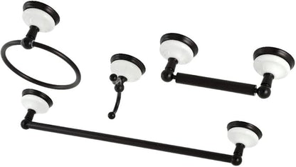 Kingston Brass BAK1112478ORB Victorian 4-Piece Bathroom Hardware, Oil Rubbed Bronze