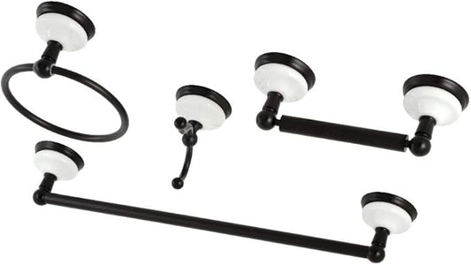 Kingston Brass BAK1112478ORB Victorian 4-Piece Bathroom Hardware, Oil Rubbed Bronze