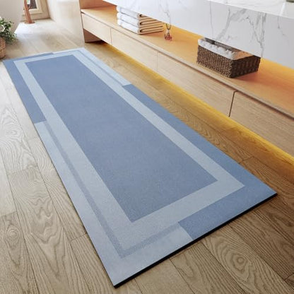 YDKGL Non Slip Bath Mat Long Ultra Thin Bathroom Rugs Runner Fit Under Door