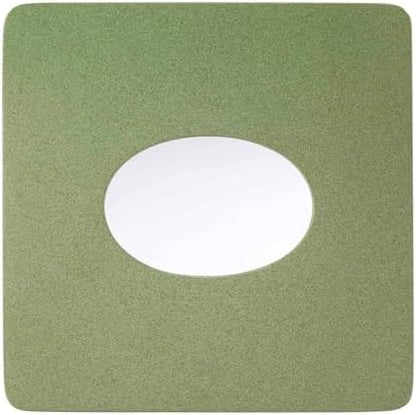 Avanti Linens - Tissue Box Cover, Resin Countertop Accessories, Guest Bathroom Essentials (Stratford Collection, Green)