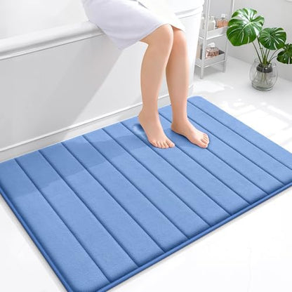 OLANLY Memory Foam Large Bath Mat 44x32, Super Soft Absorbent Bathroom Rugs