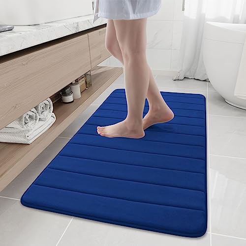 Buganda Memory Foam Bath Mat 47 x 24, Ultra Soft Absorbent Bathroom Rugs