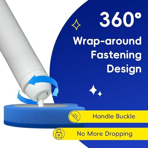 Disposable Toilet Bowl Brush with 32 Scented Toilet Wand Refills