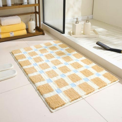 GIB Bathroom Rugs 32"x20", Extra Soft Absorbent Bath Mat for Bathroom Floor