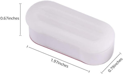 FOOFOO Bidet Toilet Seat Bumper for Bidet Attachment with Strong Adhesive White 4PACK