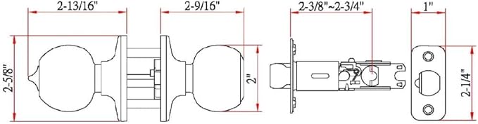 Design House 781880 Ball Keyed Entry Door Knob Satin Nickel