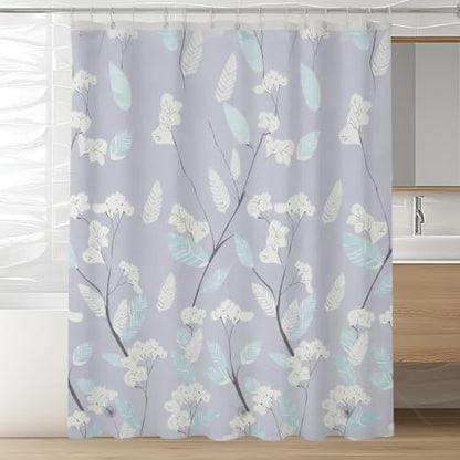 Shower Curtain Liner, 100% Waterproof Peva Shower Curtains with 3 Duty Heavy Bottom Magnets and 12 Rust Proof Grommets, 72x72 Weighted Shower Liner for Shower Stall, Bathtubs