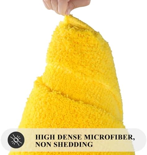 SHACOS Soft Microfiber Bathroom Rugs Set 2 Pieces with Toilet Rug