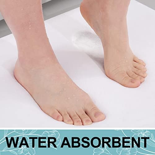 Smiry Memory Foam Bath Mat 59x24, Extra Soft and Absorbent Bathroom Rugs