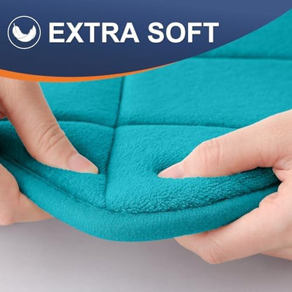 OLANLY Memory Foam Bath Mat 59x24, Ultra Soft and Absorbent Bathroom Rugs