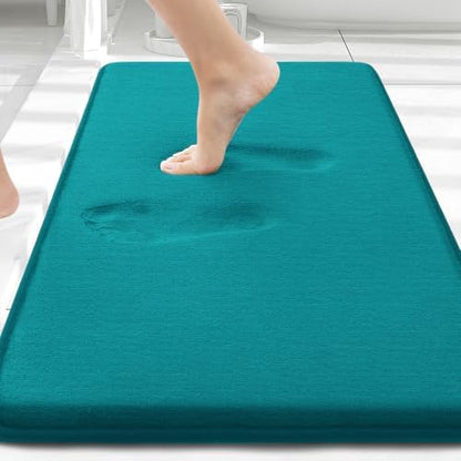 Smiry Memory Foam Bath Mat 30x20, Extra Soft and Absorbent Bathroom Rugs