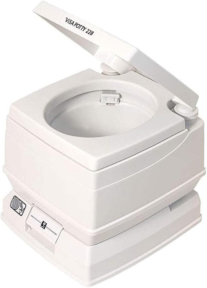 Dock Edge + Visa Potty, 8 Litre Toilet, Grey