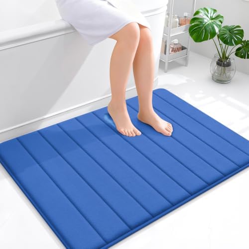 OLANLY Memory Foam Large Bath Mat 40x32, Super Soft Absorbent Bathroom Rugs