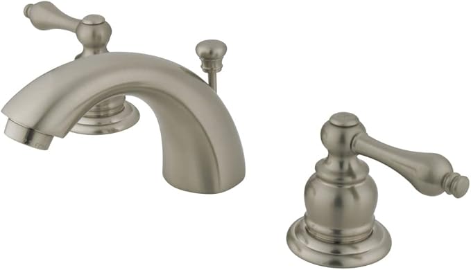 Kingston Brass GKB948AL Mini-Widespread Bathroom Faucet, Brushed Nickel