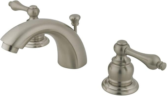 Kingston Brass GKB948AL Mini-Widespread Bathroom Faucet, Brushed Nickel